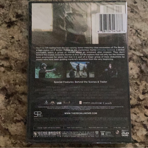 The Recall DVD sci-fi action film New - Picture 2 of 2